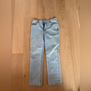Ulla Johnson Light Wash Straight Leg Jeans